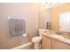 Clean bathroom with granite countertop at 3279 Fairfield Dr, Kissimmee, FL 34743