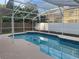 Inviting screened-in pool area at 433 Eastbridge Dr, Oviedo, FL 32765