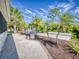 Landscaped backyard with grill and patio area at 110 Coleman St, Edgewater, FL 32141