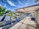 Covered boat dock with lift and canal views at 110 Coleman St, Edgewater, FL 32141