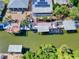 Private boat dock with covered area at 110 Coleman St, Edgewater, FL 32141