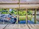 Covered boat dock with lift and canal access at 110 Coleman St, Edgewater, FL 32141