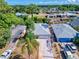 House with solar panels and a boat dock at 110 Coleman St, Edgewater, FL 32141