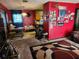 Spacious living room with brown couches and patterned rug at 1701 N Hastings St, Orlando, FL 32808
