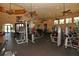Fitness center with various exercise equipment at 25628 Hawks Run Ln, Sorrento, FL 32776