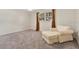 Bright bedroom with carpeted floor and seating area at 7201 Pleasant Dr, Orlando, FL 32818