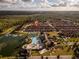 Aerial view of community and home location at 8931 Bismarck Palm Rd, Kissimmee, FL 34747