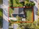Aerial view of house, yard, and driveway at 1441 Dann St, Orlando, FL 32804
