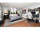 Main bedroom includes a workspace, large windows, and plenty of floor space at 400 E Colonial Dr # 207, Orlando, FL 32803
