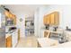 Spacious kitchen with ample cabinetry, stainless steel appliances, and breakfast nook at 8458 Secret Key Cove, Kissimmee, FL 34747