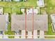 Aerial view of the property, showcasing a private patio at 12420 Turtle Grass Dr, Orlando, FL 32824