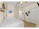 Cozy bedroom with decorative wall and built-in shelves at 12420 Turtle Grass Dr, Orlando, FL 32824