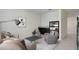 Relaxing lounge area with comfortable seating and a beverage center at 1245 Limbali St, Mount Dora, FL 32757