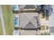 House with pool, top-down view at 128 Higher Combe Dr, Davenport, FL 33897