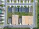 Aerial view of a new home community with several houses under construction at 3019 Tackle Dr, Leesburg, FL 34748