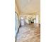 Modern kitchen with white cabinets, granite countertops, and gray island at 322 N 6Th St, Haines City, FL 33844