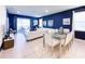 Modern kitchen with stainless steel appliances and granite countertops at 8956 Zurich Ln, Kissimmee, FL 34747