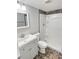 Clean bathroom with a shower/tub combo and updated vanity at 152 Springwood Cir # B, Longwood, FL 32750