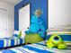 Bedroom with twin beds, Monsters Inc theme at 1627 Kona Ln, Davenport, FL 33897