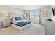 Spacious main bedroom with plush bed, nightstands, and large windows at 1627 Kona Ln, Davenport, FL 33897