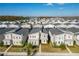 Community overview featuring multiple houses at 4563 Narrative Ln, Kissimmee, FL 34746