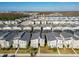 Aerial view of a community with numerous houses and pools at 4563 Narrative Ln, Kissimmee, FL 34746