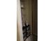 Linen closet with shelving and shower curtain at 5850 Cypress Gardens Blvd # 304, Winter Haven, FL 33884