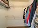 Walk-in closet with wire shelving and hanging rods at 224 Fairfield Dr, Sanford, FL 32771