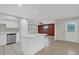 Modern kitchen island and stainless steel appliances at 2762 Hilda Cv, Winter Park, FL 32792