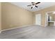 Bright bedroom with ceiling fan and ample space at 580 Brantley Terrace Way # 203, Altamonte Springs, FL 32714