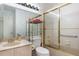 Bathroom with shower/tub, vanity, and updated fixtures at 104 Coventry Ln, Haines City, FL 33844