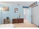Bedroom with wood dresser and double bed at 112 Blackwater Ct, Kissimmee, FL 34743