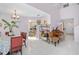 Bright dining room with access to kitchen and living room at 112 Blackwater Ct, Kissimmee, FL 34743