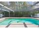 Relaxing screened pool with a spacious deck at 112 Blackwater Ct, Kissimmee, FL 34743
