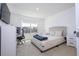 Main bedroom with large windows and carpeted floors at 1798 Flourish Ave, Kissimmee, FL 34744