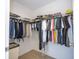 Large walk-in closet with ample hanging space at 1798 Flourish Ave, Kissimmee, FL 34744
