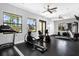Fitness center with various equipment for a good workout at 218 Brooke'S Pl, Haines City, FL 33844