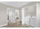 Convenient laundry room with washer and dryer included at 218 Brooke'S Pl, Haines City, FL 33844