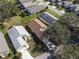 Aerial view showing house location in the community at 24946 Cranes Roost Circle, Leesburg, FL 34748