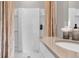 Clean bathroom with a large shower and updated vanity at 3234 Belize Pl, Haines City, FL 33844