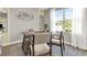 Modern home office with a large window and ample workspace at 3234 Belize Pl, Haines City, FL 33844