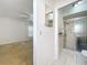Bright bathroom with walk-in shower and updated vanity at 117 Red Rose Cir, Orlando, FL 32835