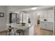 Modern kitchen with white cabinets and breakfast bar at 1309 E Parker St, Lakeland, FL 33801