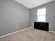 Simple bedroom with gray walls and neutral carpet at 2766 White Isle Ln, Orlando, FL 32825