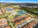 Aerial view showing location of property within community and nearby amenities at 8939 Bismarck Palm Rd, Kissimmee, FL 34747