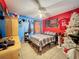 Bedroom with double bed and ceiling fan at 1215 Timberidge Dr, Lakeland, FL 33809