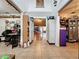 View down hallway showing access to other rooms at 1215 Timberidge Dr, Lakeland, FL 33809