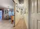 Hallway with view into dining area at 1215 Timberidge Dr, Lakeland, FL 33809