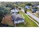 Aerial view showing the house, yard, and street at 1613 Christy Ave, Orlando, FL 32803