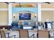 Relaxing outdoor bar with TV and seating at 4814 Cayview Ave # 40613, Orlando, FL 32819